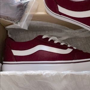 Burgundy Vans